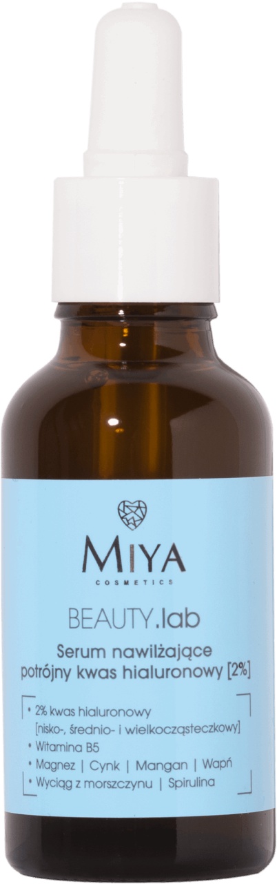 Miya Cosmetics Serum Nawilżające Z Potrójnym Kwasem Hialuronowym [2%]