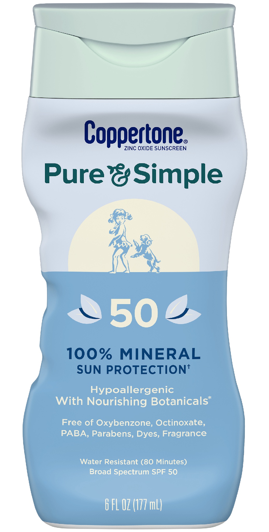 Coppertone Pure & Simple Sunscreen Lotion SPF 50