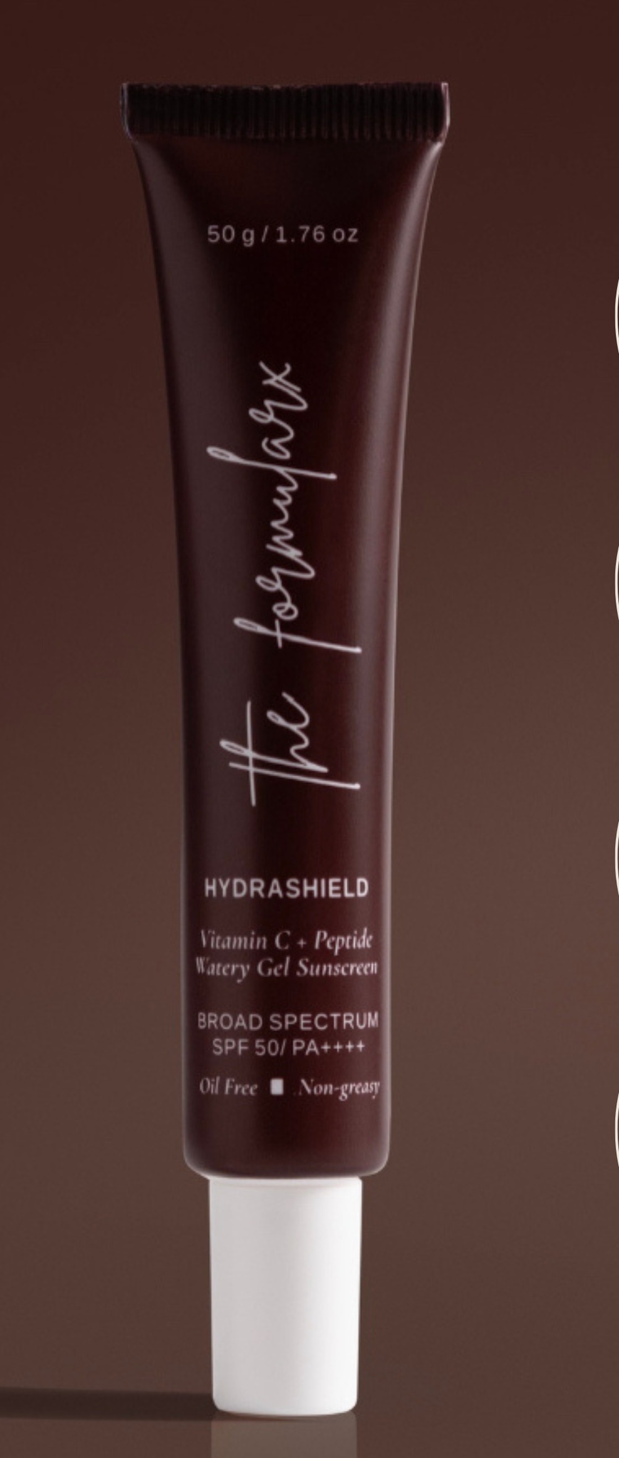 the formula rx Hydrashield Vitamin C + Peptide Watery Gel Sunscreen SPF50 Pa++++