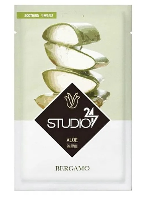 Bergamo Studio 24/7 Aloe Sheet Mask