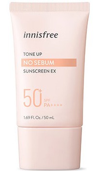 innisfree Tone Up No Sebum Sunscreen EX SPF50+ PA++++