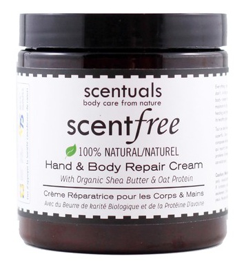 Scentuals Scent Free 100% Natural Hand & Body Repair Cream