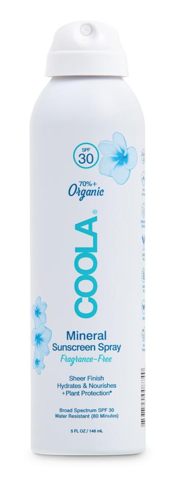 Coola Fragrance Free Mineral Suncreen Spray SPF 30