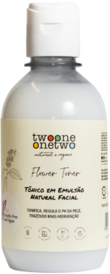 Twoone Onetwo Flower Toner - Tônico Em Emulsão Natural Facial