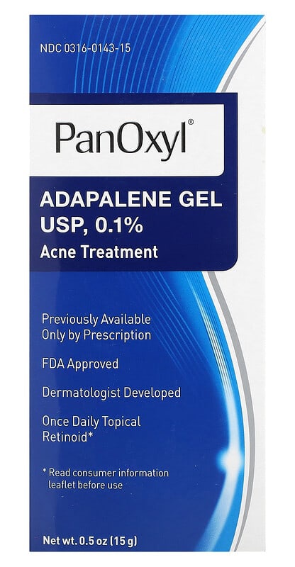 PanOxyl Adapalene Gel Usp, 0.1%, Acne Treatment