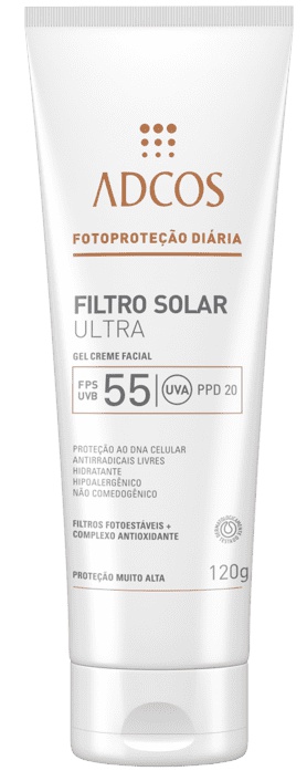 ADCOS Filtro Solar Ultra FPS 55 Gel Creme