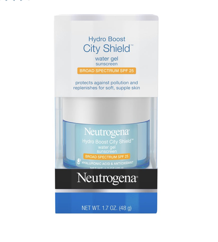 Neutrogena Hydro Boost City Shield™ Water Gel Sunscreen Broad Spectrum Spf 25