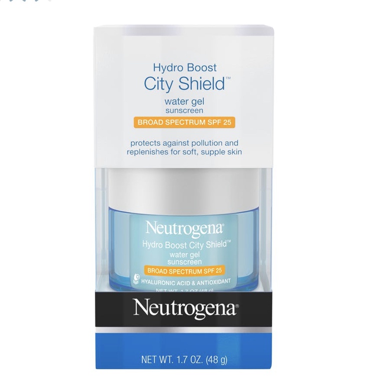 Neutrogena Hydro Boost City Shield™ Water Gel Sunscreen Broad Spectrum Spf 25