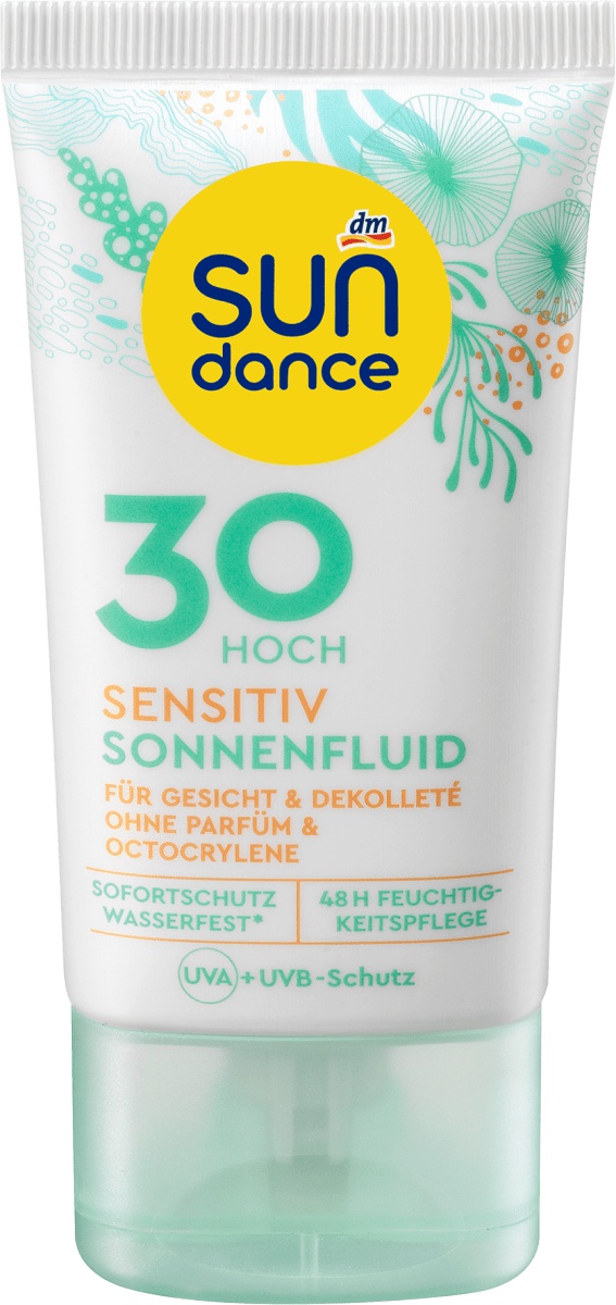 Sun dance Sensitiv Sonnenfluid 30 Hoch