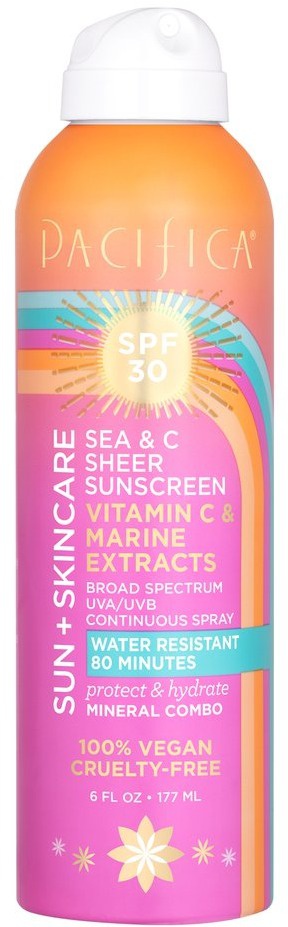 Pacifica Sun + Skincare Mineral Combo Sunscreen SPF 30, Sea & C