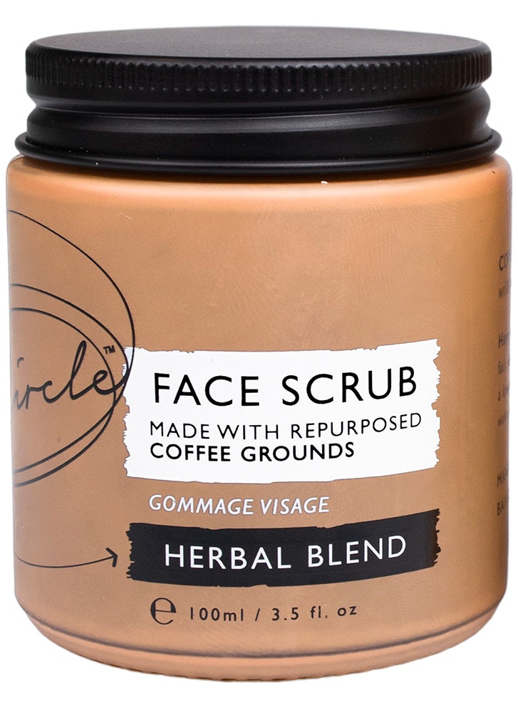 UpCircle Face Scrub With Coffee Grounds Herbal Blend