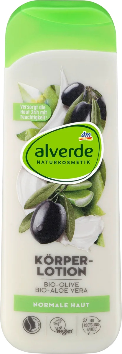 alverde Körperlotion Bio-Olive Bio-Aloe Vera