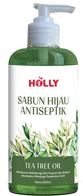 Holly Sabun Hijau Antiseptik Cair Tea Tree Oil