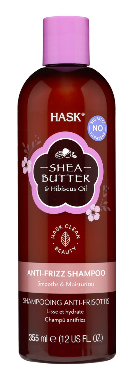 HASK Shea Butter And Hibiscus Oil Anti Frizz Shampoo
