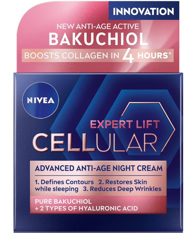 Nivea Cellular Expert Lift Pure Bakuchiol Anti-age Night Cream