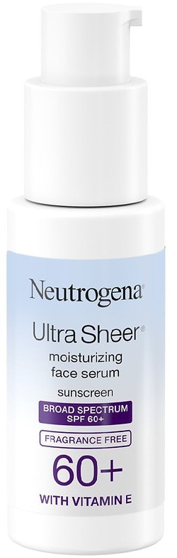 Neutrogena Ultra Sheer Moisturizing Face Serum SPF 60+