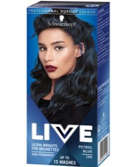 Schwarzkopf Live Ultra Brights For Brunettes Petrol Blue