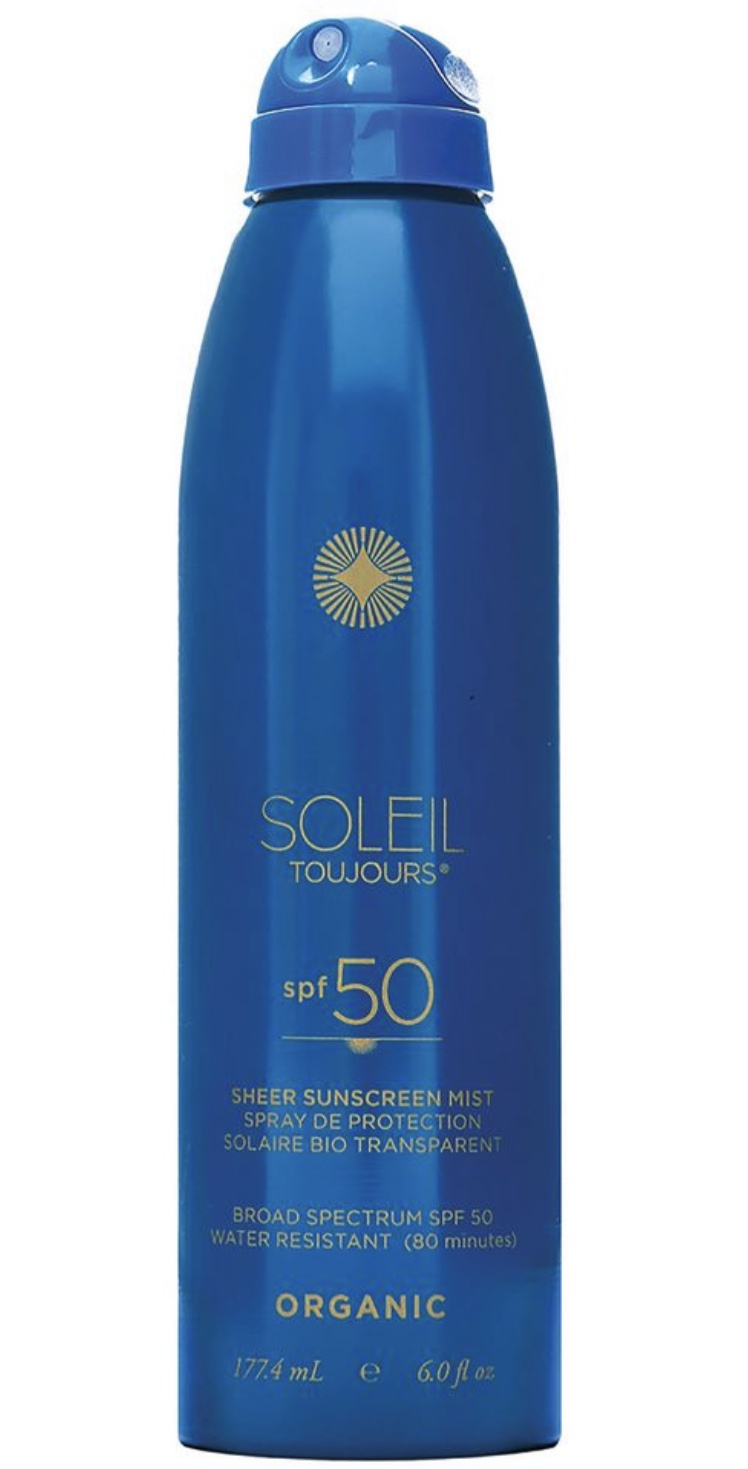 Soleil Toujours Organic Sheer Sunscreen Mist Spf 50