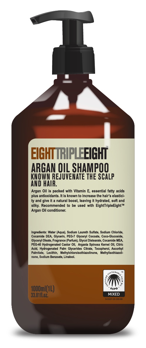 Eighttripleeight Argan Oil Shampoo