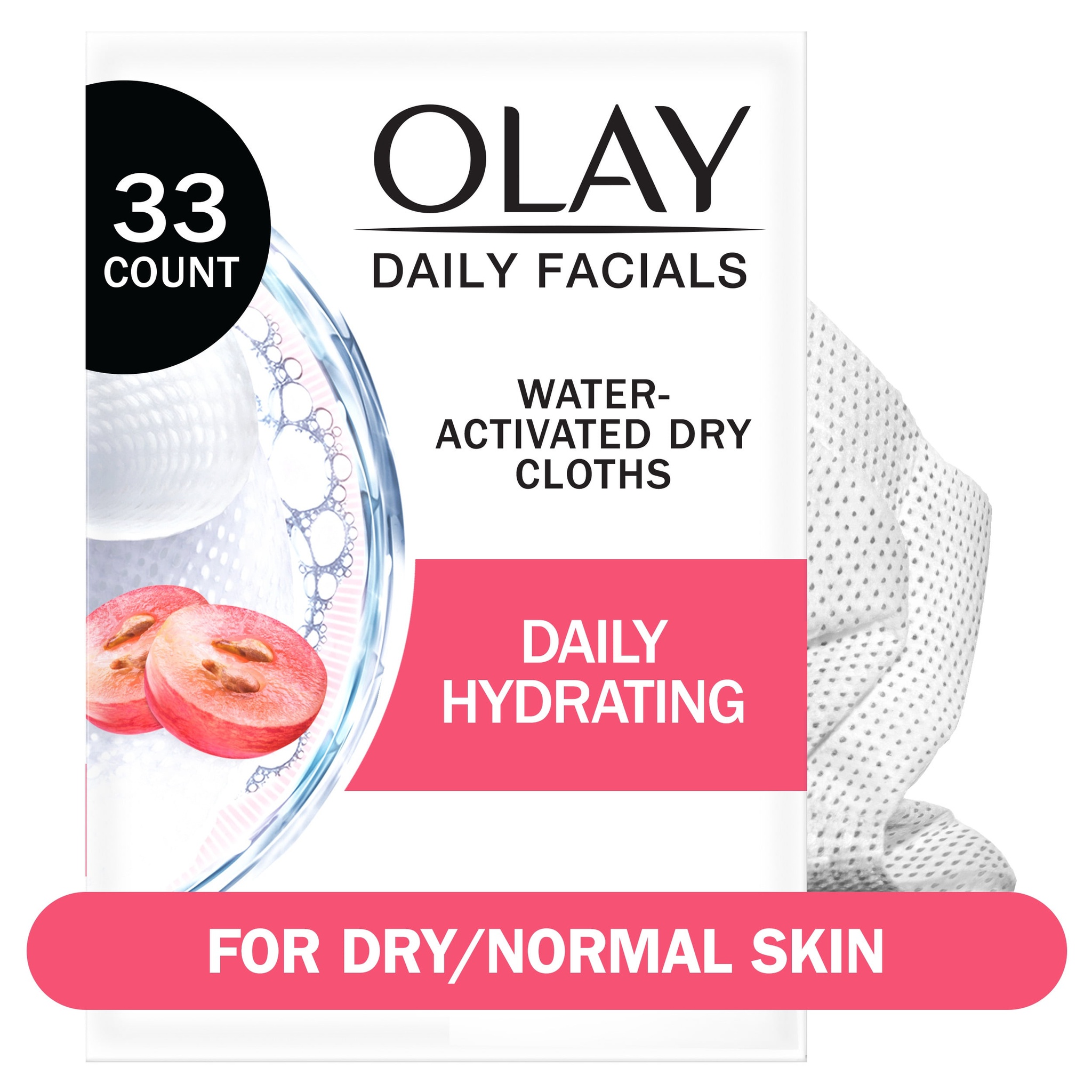 Olay Daily Facials Cleansing Cloths Daily Hydrating