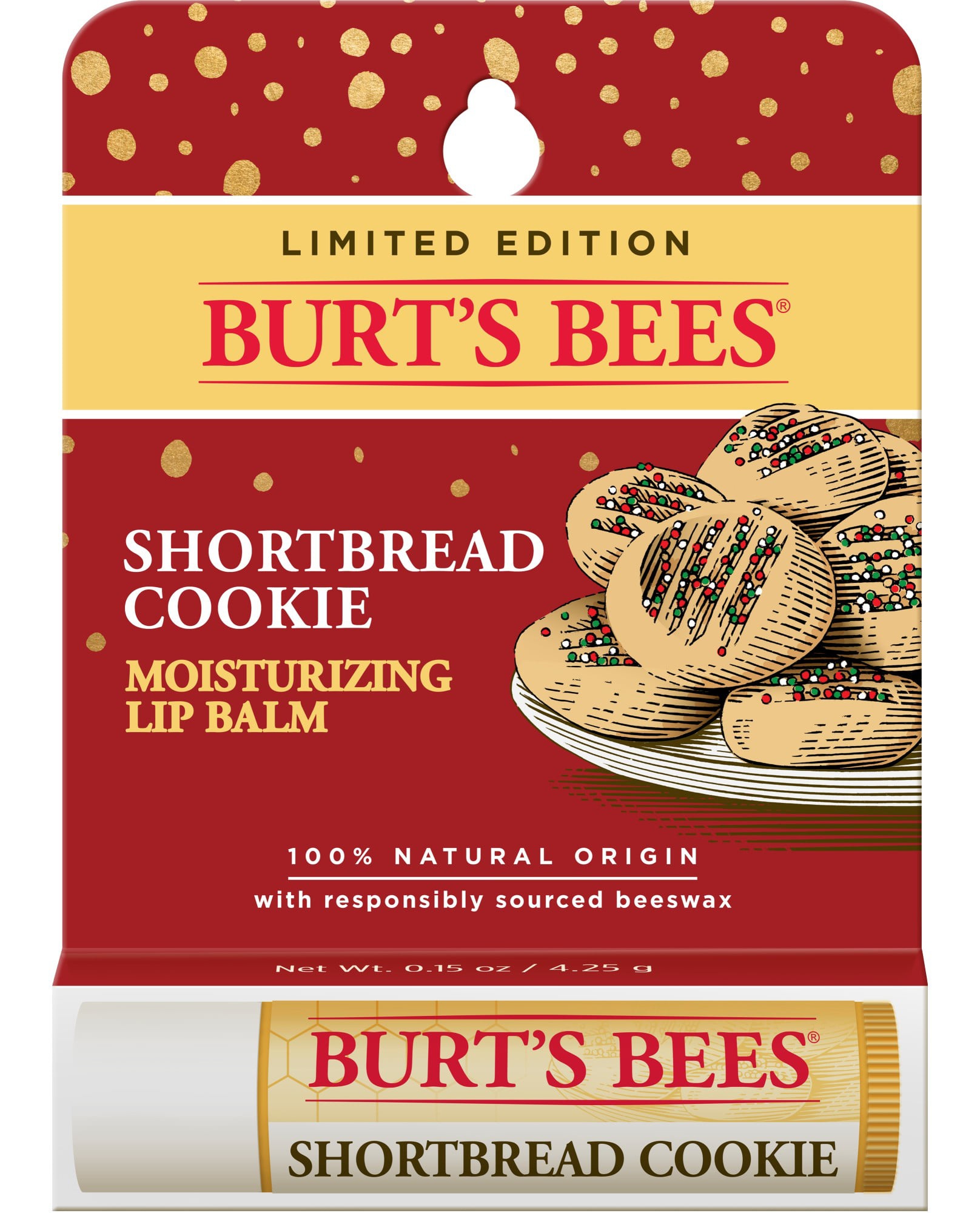 Burt's Bees Burt’s Bees Limited Edition Lip Balm Shortbread Cookie