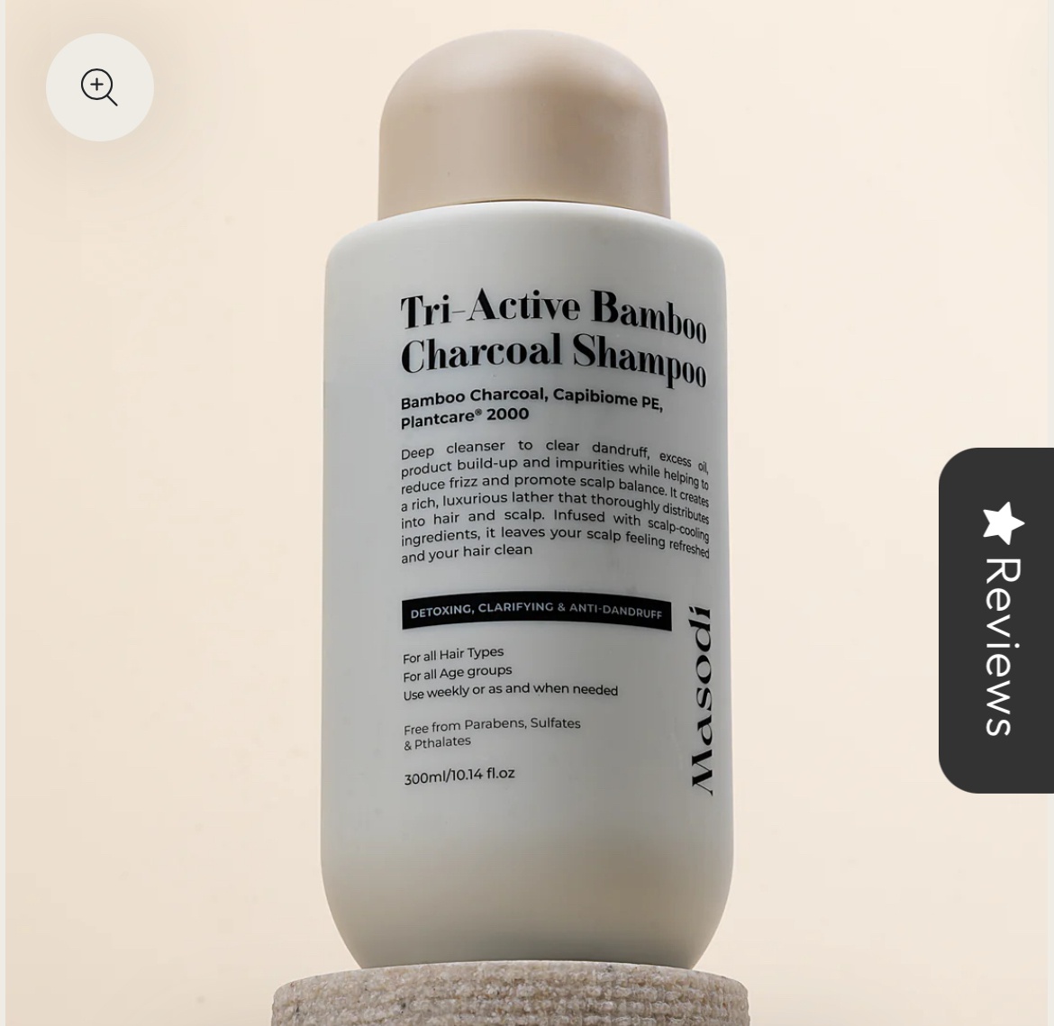 Masodi Bamboo Charcoal Shampoo