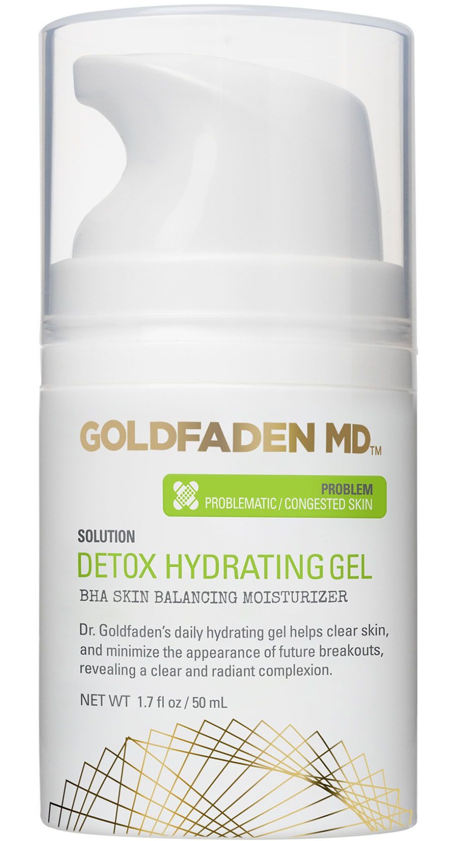 Goldfaden MD Detox Hydrating Gel BHA Skin Balancing Moisturizer