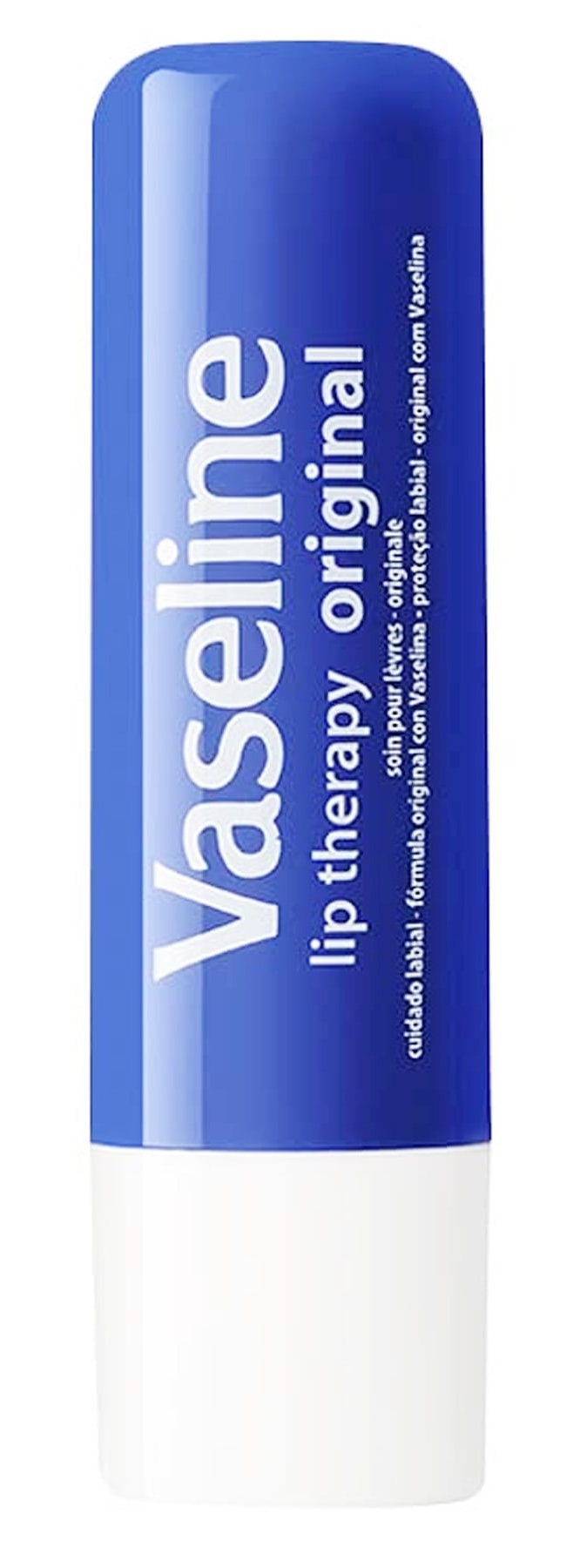 Vaseline Lip Original Single Moisturizing Balm With Petroleum & Vitamin E