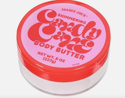 Trader Joe's Shimmering Candy Cane Body Butter