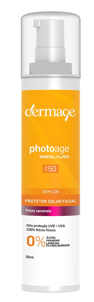 Dermage Photoage Mineral Fluido Sem Cor Fps 50