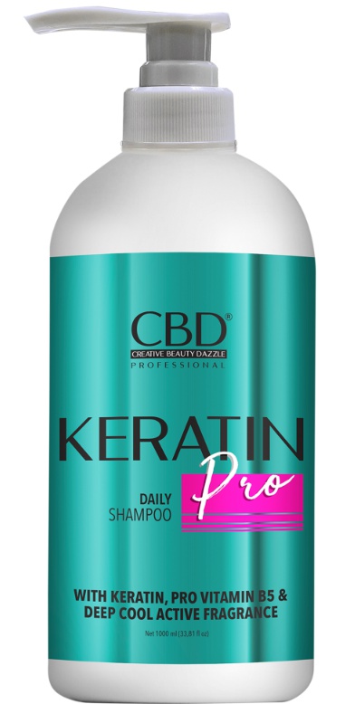 CBD+ Professional Keratin Pro Daily Shampoo