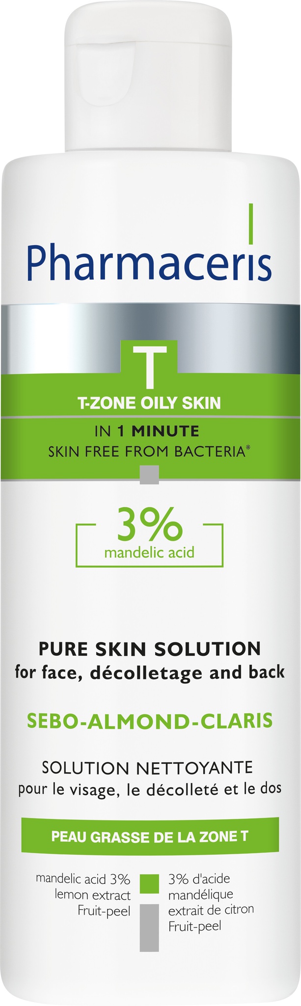 PHARMACERIS T Sebo-almond-claris Pure Skin Solution 3% Mandelic Acid