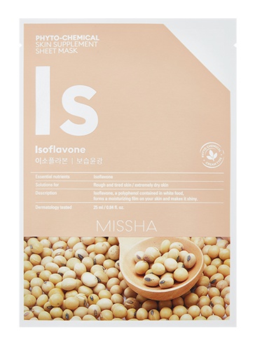 Missha Phyto-Chemical Skin Supplement Sheet Mask - Isoflavone