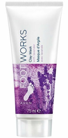 Avon Footworks Clay Mask With Lavender