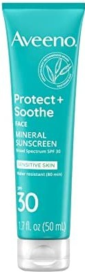 Aveeno Protect + Soothe Face Mineral Sunscreen SPF 30
