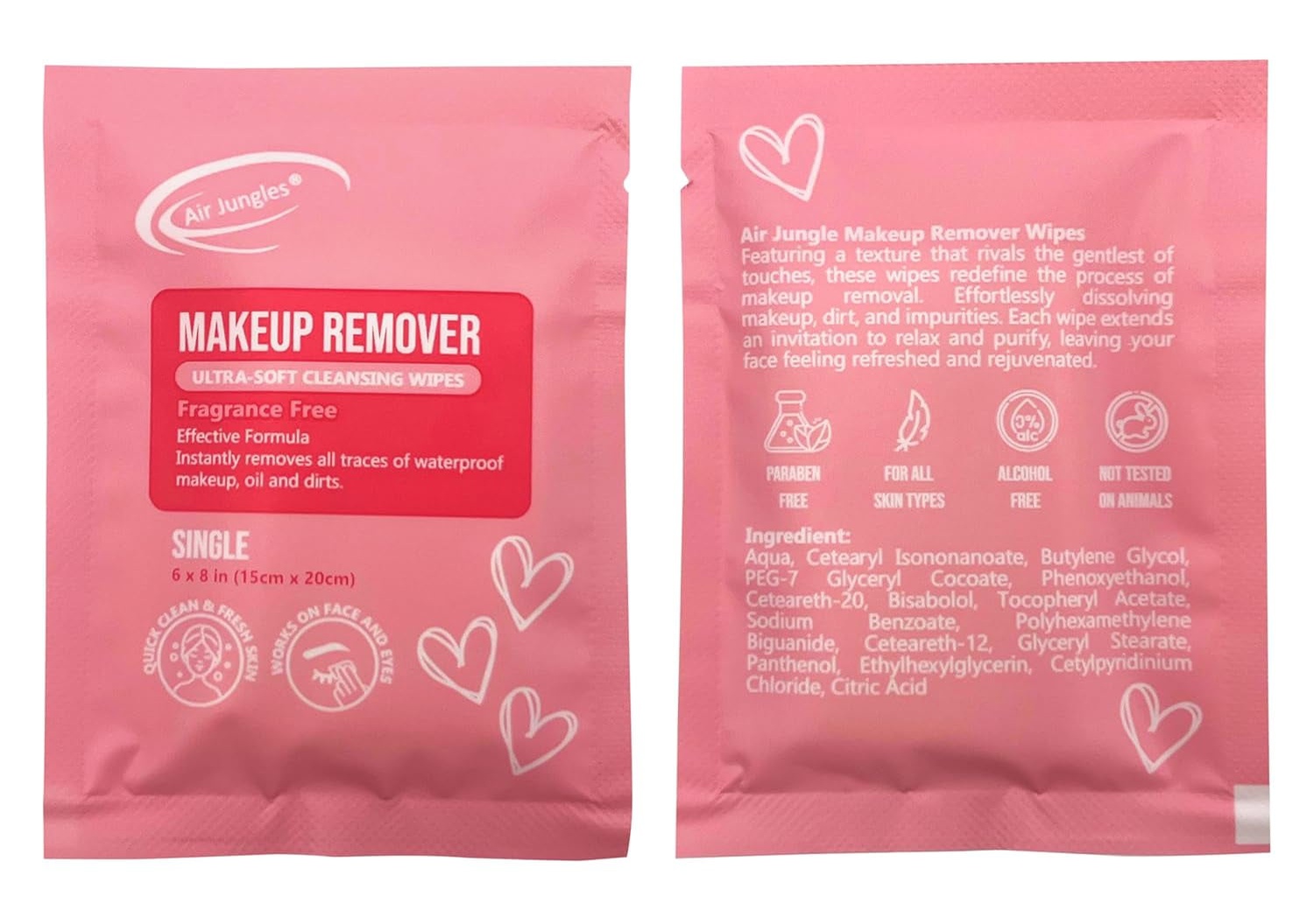 Air Jungle Makeup Remover Wipes