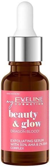 Eveline Beauty & Glow Dragon Blood! Exfoliating Serum With 30% AHA & 2% BHA Complex