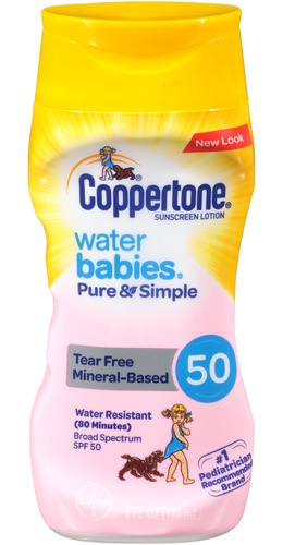 Coppertone Waterbabies Pure & Simple Mineral Based Lotion
