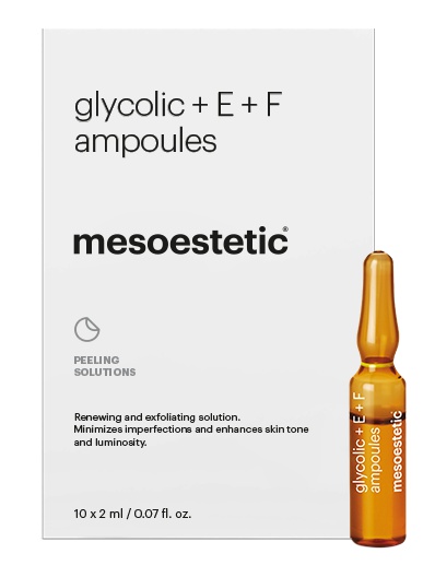 Mesoestetic Glycolic + E + F Ampoules