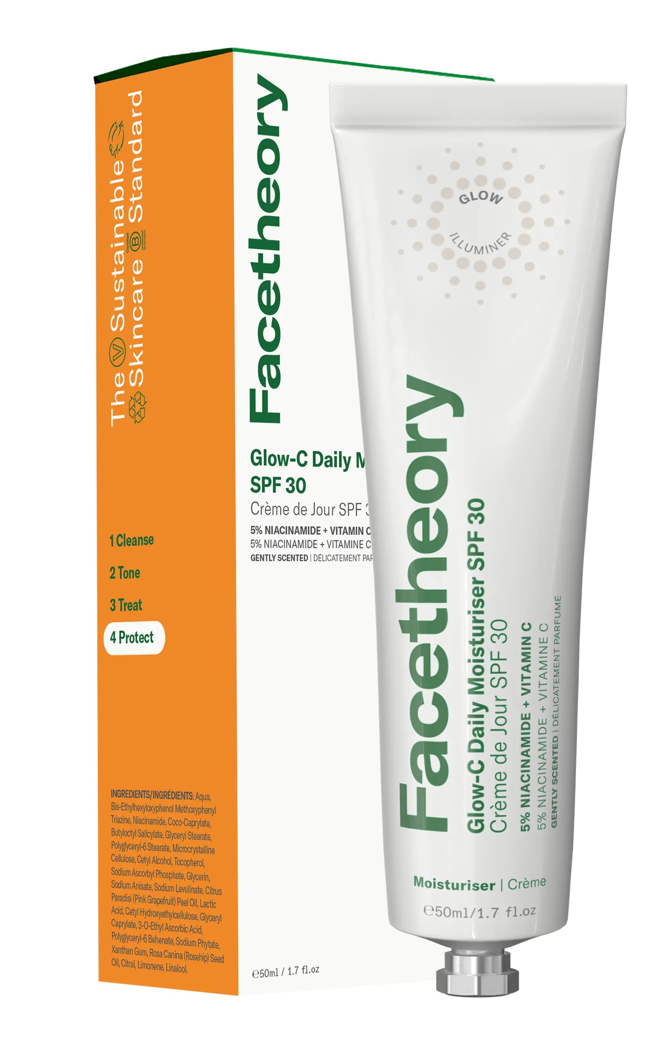 facetheory Glow-c Daily Moisturiser SPF 30