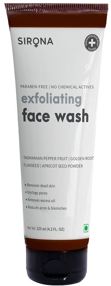 Sirona Exfoliating Natural Face Wash
