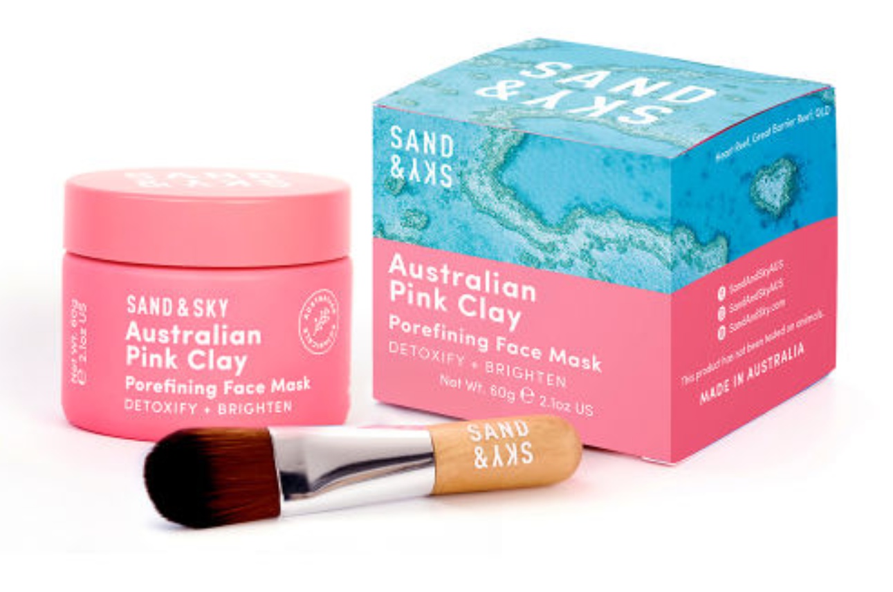 Sand & Sky Brilliant Skin Purifying Pink Clay Mask