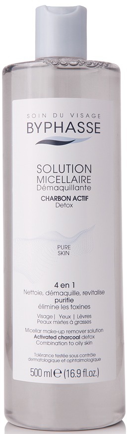 Byphasse Micellar Make-up Remover Solution Activated Charcoal