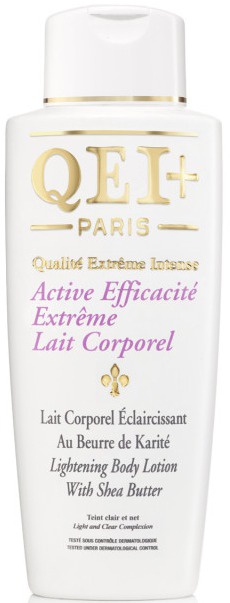QEI Paris Lightening Body Lotion Efficacité Shea Butter