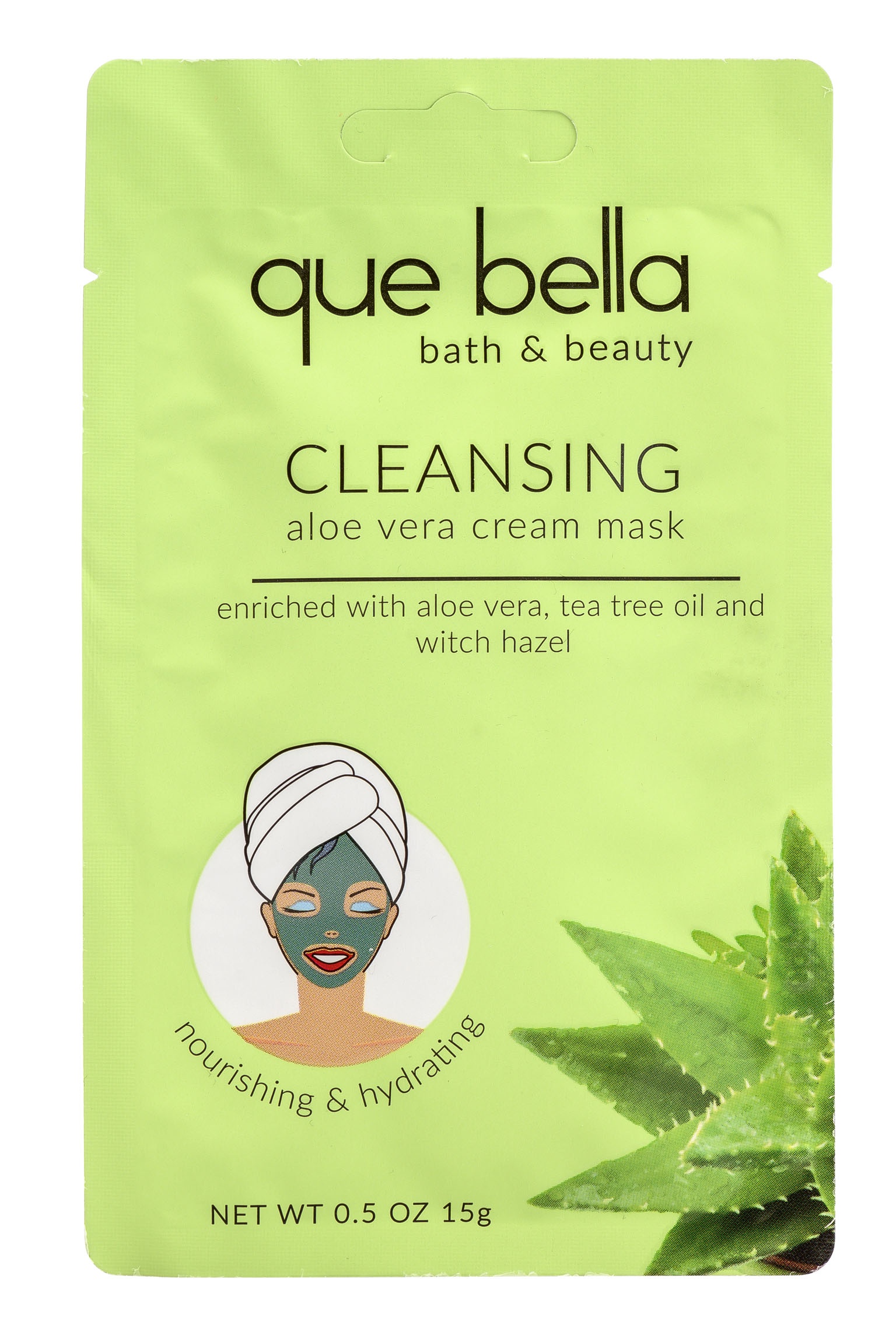 que bella Cleansing Aloe Vera Cream Mask