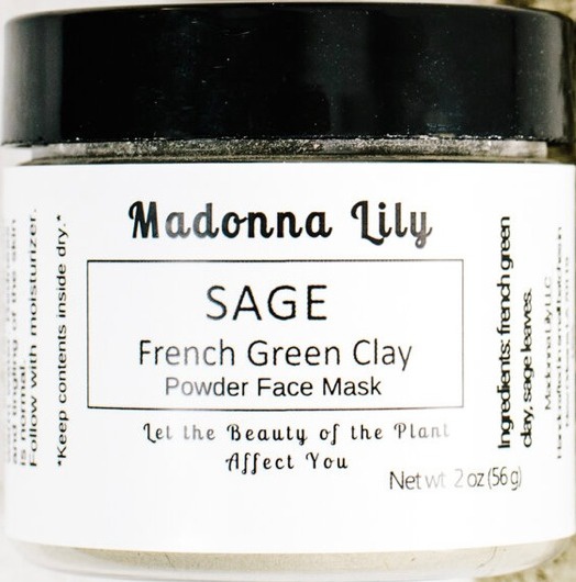 Madonna Lily Sage French Green Clay Mask