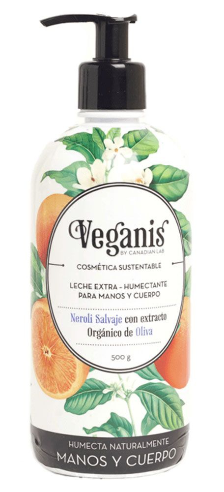 Veganis Leche Extra Humectante Para Manos Y Cuerpo