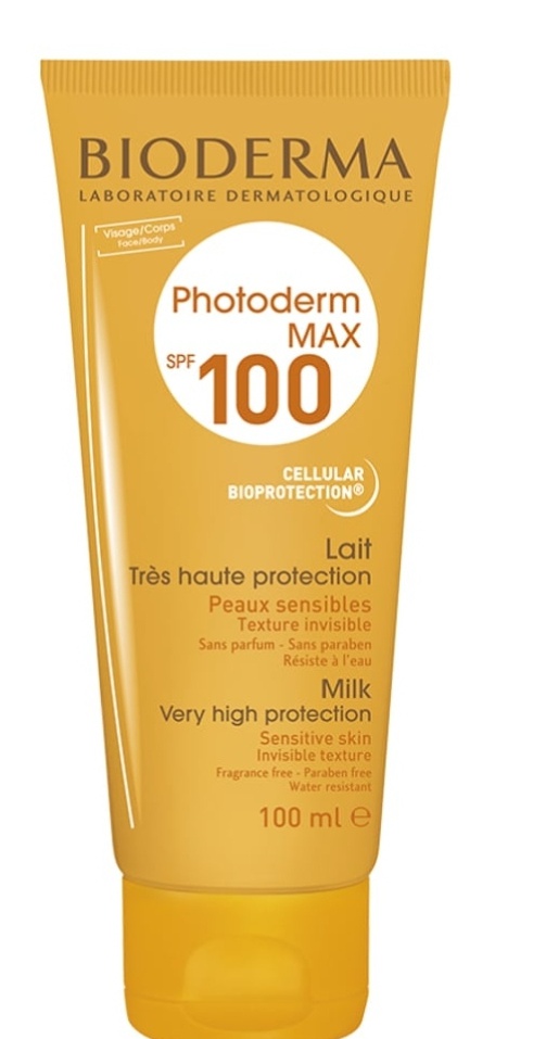 Bioderma Photoderm Max Lait Spf100 Suncare For Face And Body (Sensitive Skin)