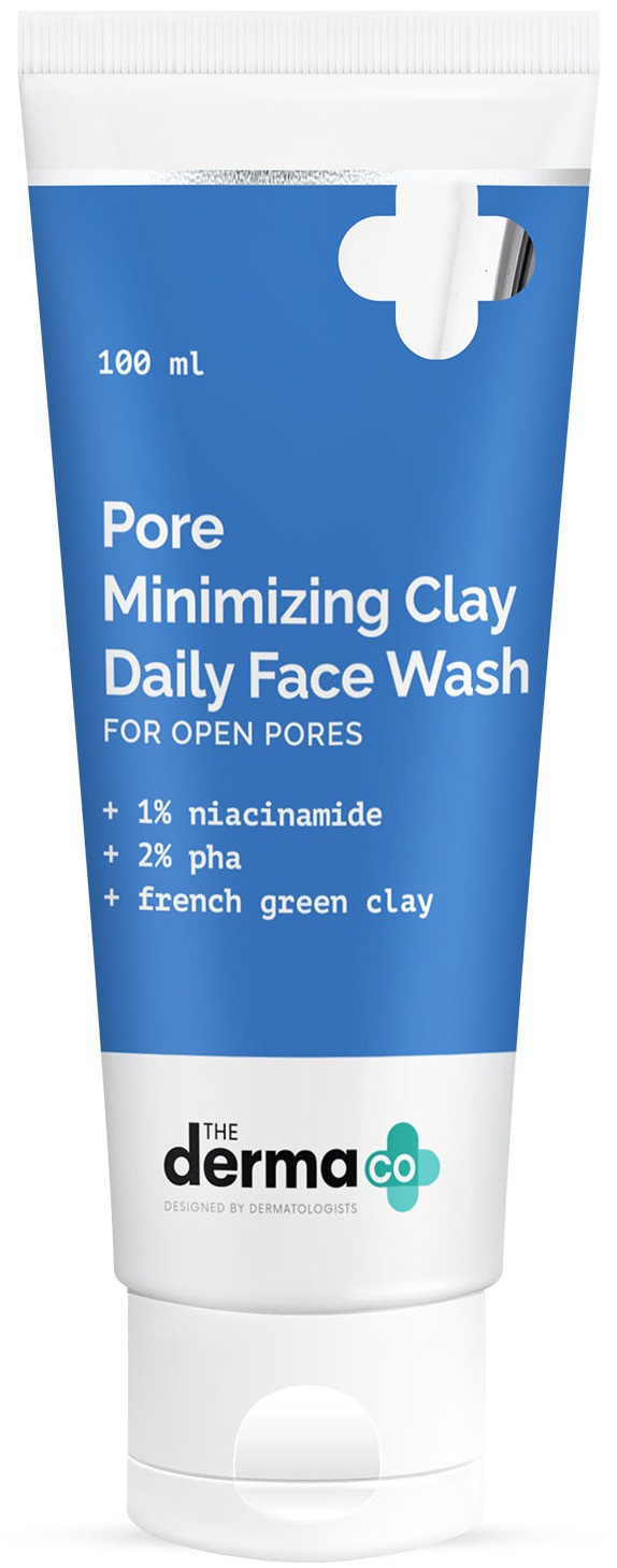 The derma CO Pore Minimizing Clay Daily Face Wash With 1% Niacinamide & 2% PHA