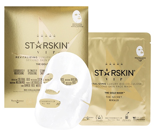 STARSKIN Vip The Gold Revitalizing Luxury Bio Cellulose Second Skin Face Mask
